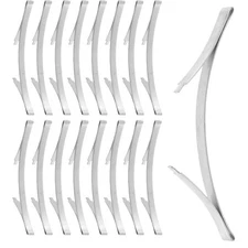 20 Pcs Wardrobe Rail Limiter Door Accessories Closet Sliding Floor Guide