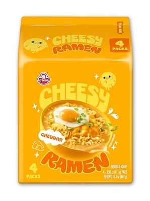 Cheesy Ramen - Cheddar Soup Ramen | Mild Kick, Creamy & Savory Korean Noodles...