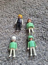Vintage PLAYMOBIL Western Figures Lot Of 4 Sheriff