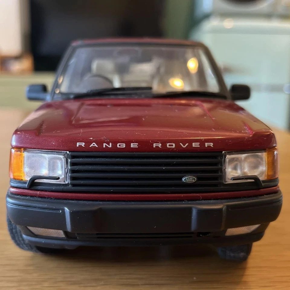 Auto Art 1/18 Land Rover Range Rover 46HSE Rioha Rojo Diecast Modelo Pro Foto 3 de 4