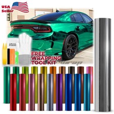 18 Colors Supercast Easy Stretch Chrome Car Vinyl Wrap Bubble Free Sticker Film