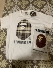 A Bathing Ape Men's Short Sleeve T-Shirt With Tags And Bag Never Worn