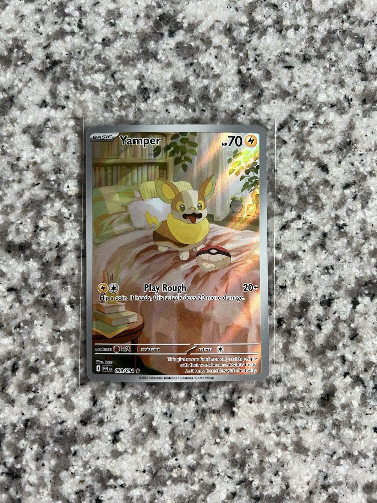 NM Yamper 099/094 Me02: Phantasmal Flames Illustration Rare