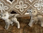 Lamb Sheep Anthropomorphic Ucagco Japan Ceramic Chain Set Figurine Easter Vtg — photo 4
