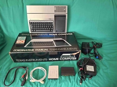 TI-99/4A Computer Texas Instruments TI99 Homecomputer Netzteil Kabel Anleitungen