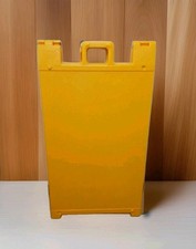 Plasticade Signicade Orange Deluxe Portable Folding Double Sided Sign 
