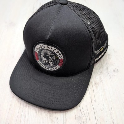 Volcom Pipe Pro 2016 Banzai Pipeline Trucker Hat Snapback Unisex Flexfit Black