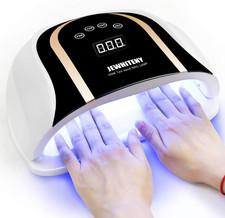 120W UV LED Nail Lamp, Faster Nail Dryer for Gel Polish with 4 Timer Setting,...