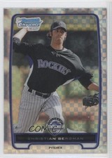 2012 Bowman Chrome Prospects Retail X-Fractor Christian Bergman #BCP126 0t3