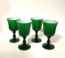 4 VTG  MCM Carlo Moretti Murano Italy Green C...