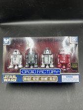 NEW STAR WARS DROID FACTORY THE FORCE AWAKENS R0-4L0, R2-Q2, R4-M9, R5-X3 A128