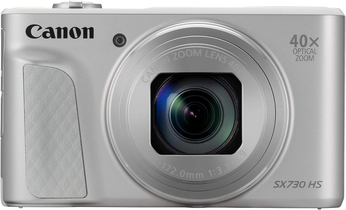 Canon PowerShot SX730 HS Silver Compact Digital Camera, 40x Optical Zoom,