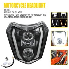 for KTM EXC/ EXC-F EXCF 125 200 250 300 350 450 500 / 690 SMC R LED Headlight 1X