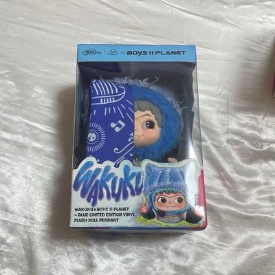 #ad Boys Planet 2 Blue Plush Keychain Soft Toy Accessory New $131.01