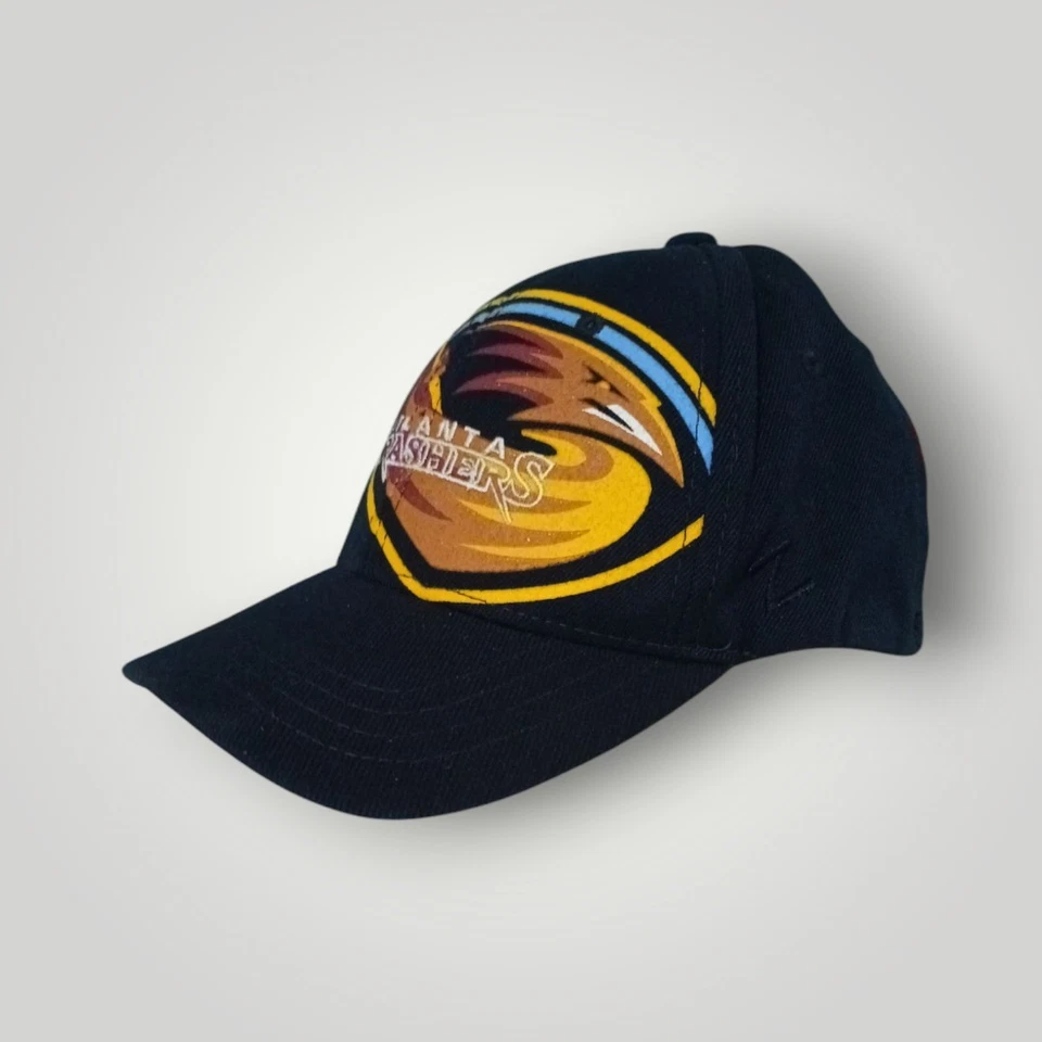 Vintage Y2k Atlanta Thrashers Cap Zephyr Team Gear Youth Flex Fit Blue NWT - Image 2 of 4