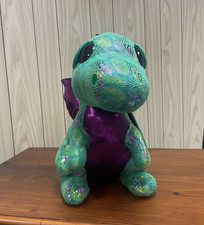 TY Beanie Boos - CINDER the Dragon (LARGE Size - 16 inch), Plush Stuffed Toy