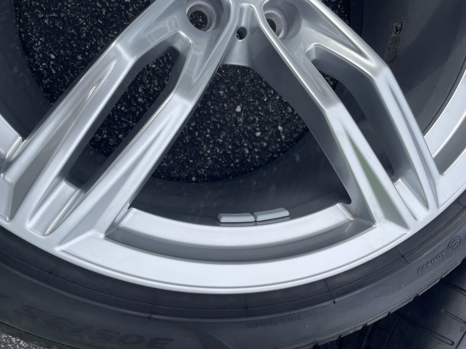19" Lamborghini Huracan EVO LP580 OEM wheels rims Silver TIRES Factory 2020-2025