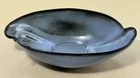 Vintage Frankoma Art Pottery 202 Oblong Bowl Distressed Blue/Gray and Brown