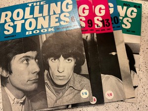 THE ROLLING STONES MONTHLY BOOK  Lot Of 5 No 6,9,13,20,24  1964 ORIGINAL  ISSUE