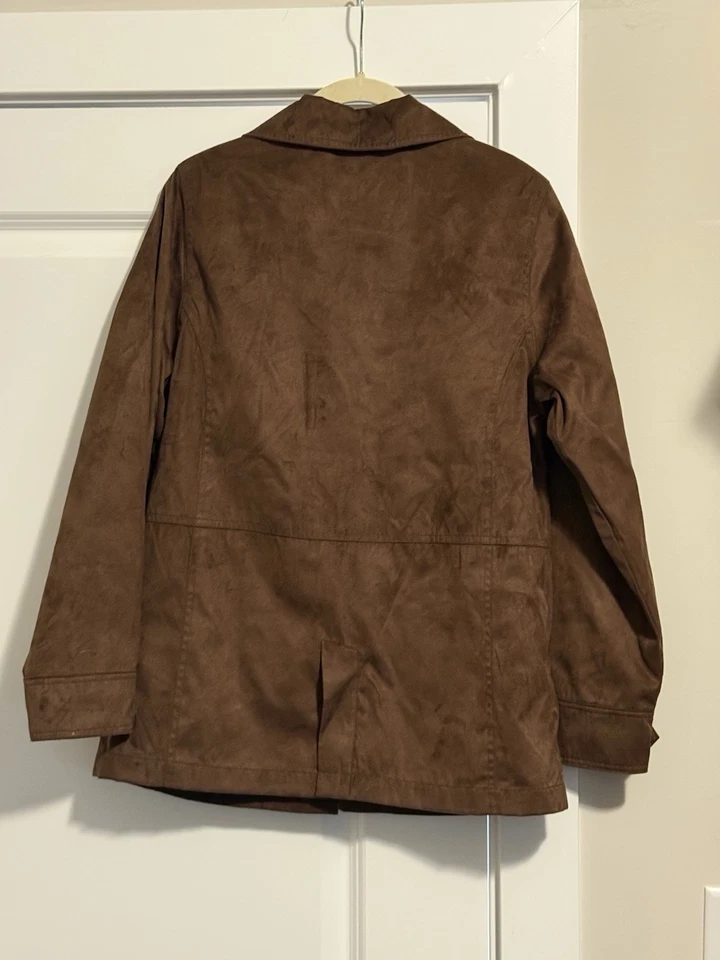 CABELAS Women’s Outerwear Jacket Microsuede Women's Size S Reg-NEW - Image 4 of 4