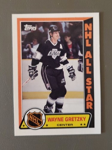 Wayne Gretzky #11 1989 Topps Stickers card