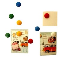 Kühlschrank Pinnwand Whiteboard Tafel Dauer Haft Magnete Magnet Set 10STK farbig