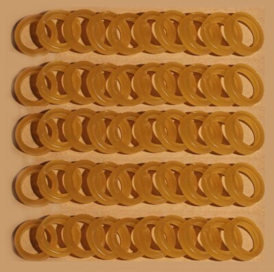 50 LARGE DOLL REPAIR RUBBER BANDS FOR RESTRINGING  8-16'' DOLLS