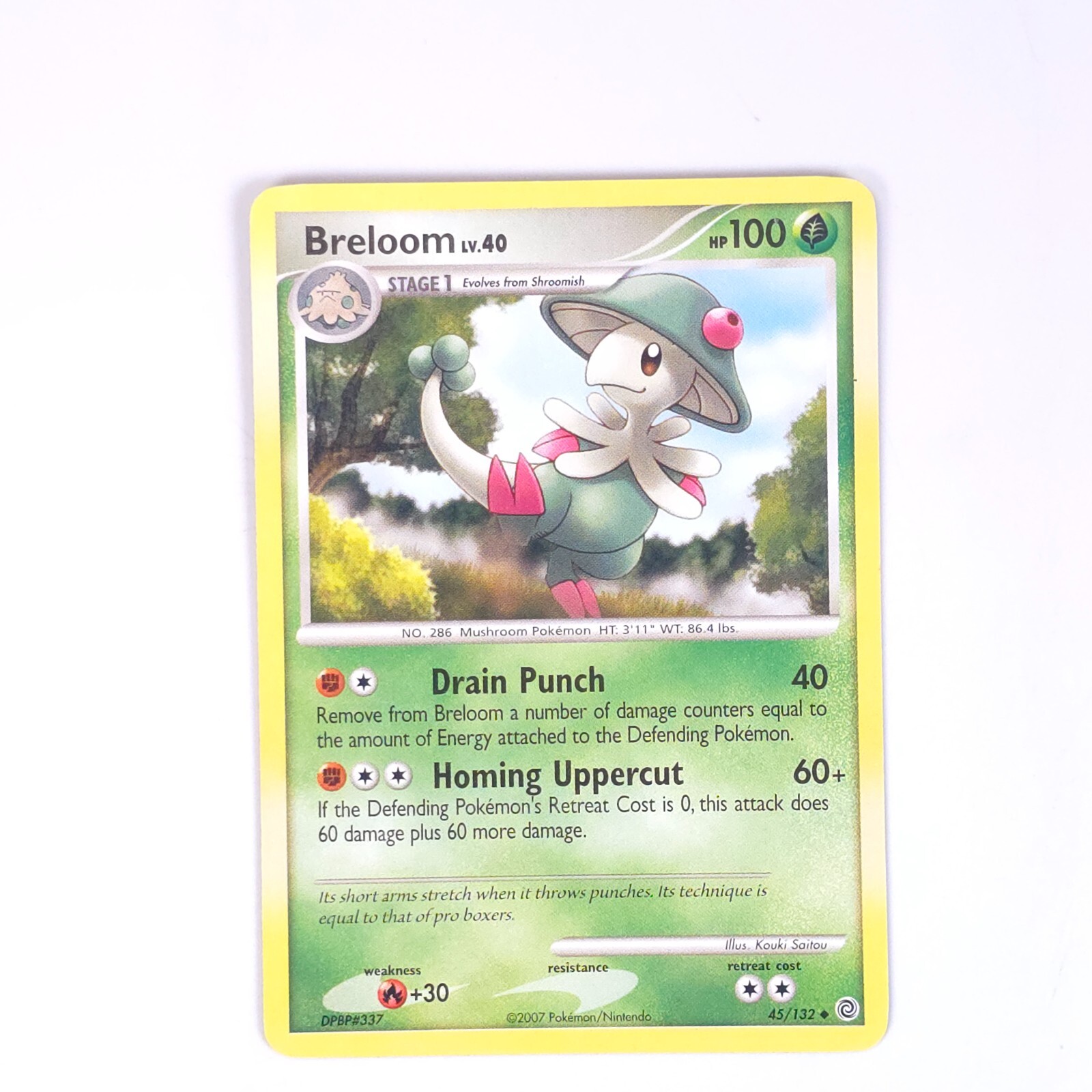 Breloom 45/132 Pokemon Secret Wonders Uncommon NM