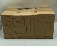 Probrico Black Door Knobs, Keyless Flat Ball Interior Door Knobs for Hallway