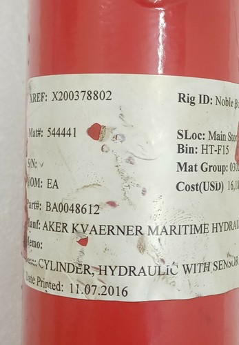 SUMMIT ELECTRONICS POSITION SENSOR HPH-1300-0250A WITH AKER CYLINDER BA0048612 - - Picture 8 of 10
