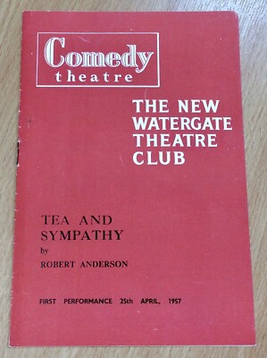 1957 neues Watergate Theatre Club Programm - Tee und Sympathie