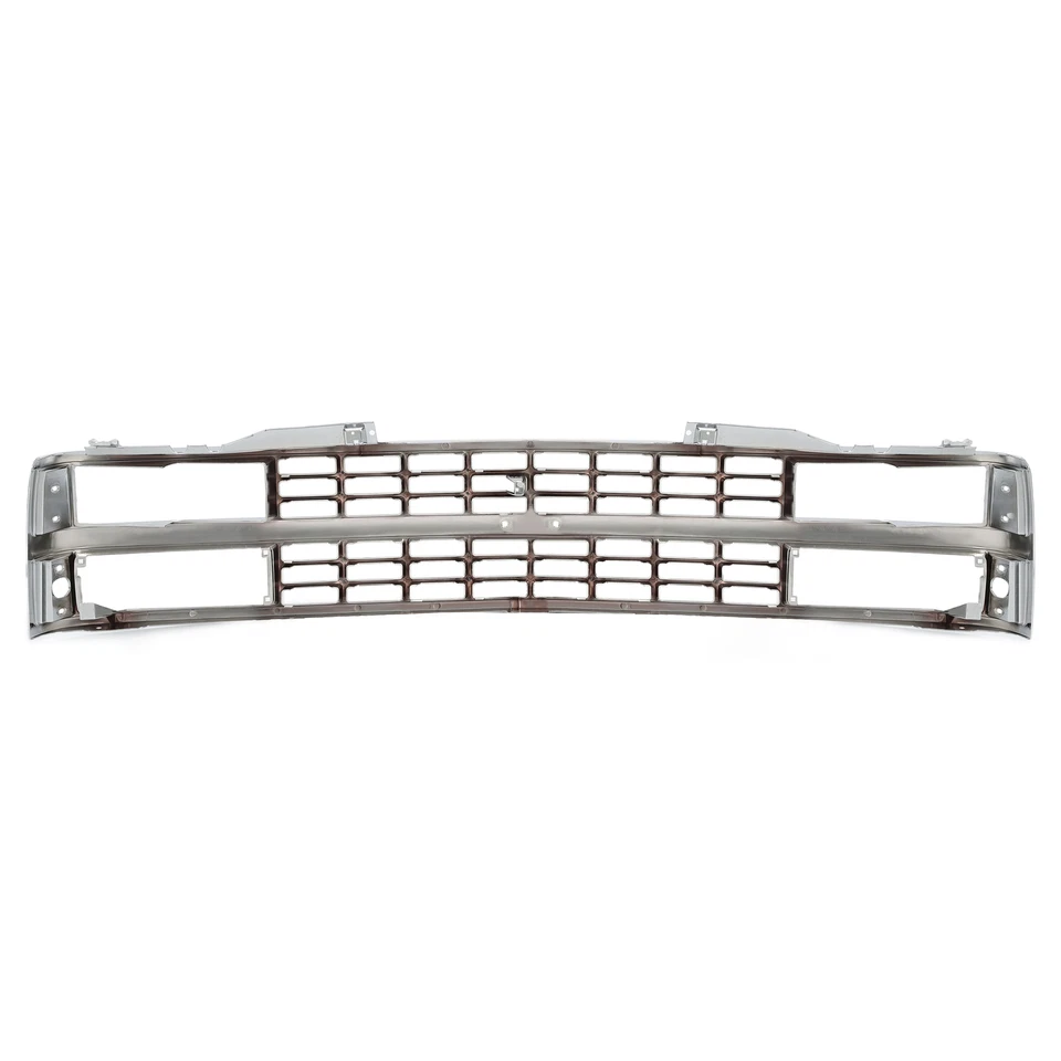 For Chevy Chevrolet C/K 1500 2500 3500 Silverado 1988-93 Chrome Grille Assembly - Image 4 of 4