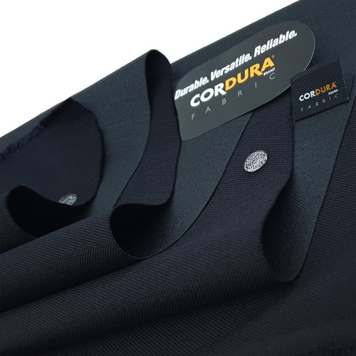 CORDURA® 1000D Nylon66 Waterproof DWR Durable Military tactical Fabric Black 60" - Picture 4 of 12