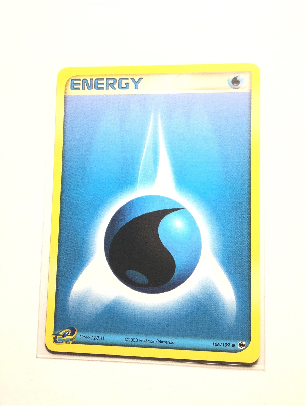 WATER ENERGY - 106/109 - Ruby & Sapphire - Pokemon Card - NM