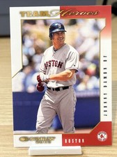 2003 Donruss Team Heroes Glossy Boston Red Sox Baseball Card #78 Johnny Damon 