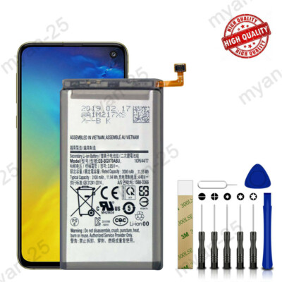 For Samsung Galaxy S10e SM-G970U1 Replacement Battery EB-BG970ABU Tools