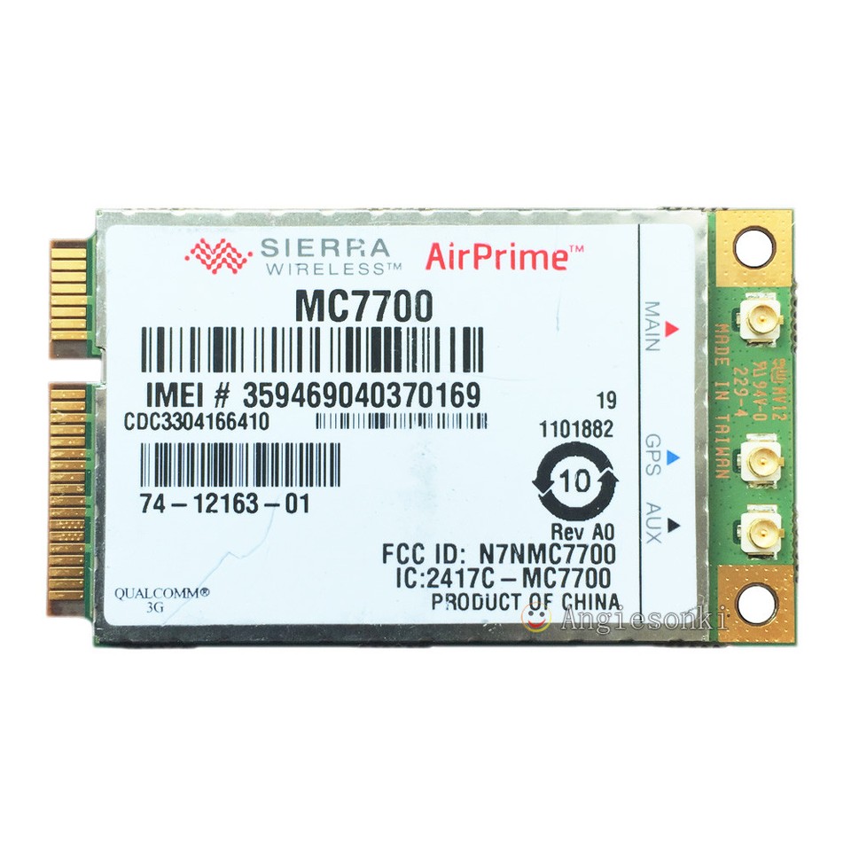 Carte WWAN MC7700 3G/4G Déverrouillée Pour AirPrime, 100 Mbps 4G/3G LTE/FDD/ WCDMA/Edge Module GPS Pour /Linux | Rakuten