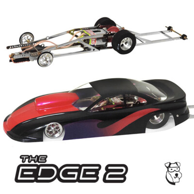#453G 1/24 PARMA EDGE 2 DRAG Slot Car RTR - PRO STOCK -  Super 16D Motor