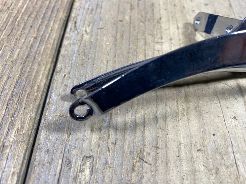 VINTAGE SACHS HURET FRONT DERAILLEUR CAGE CHROME NO 708 VINTAGE BIKE BICYCLE NOS - Picture 2 of 5