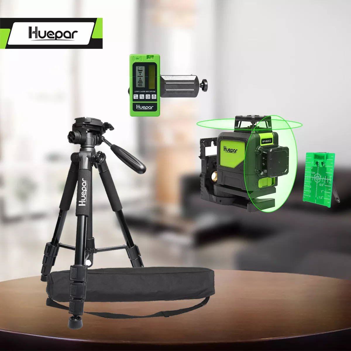 Professional Green Beam Laser level for house construction Automatic level Kit