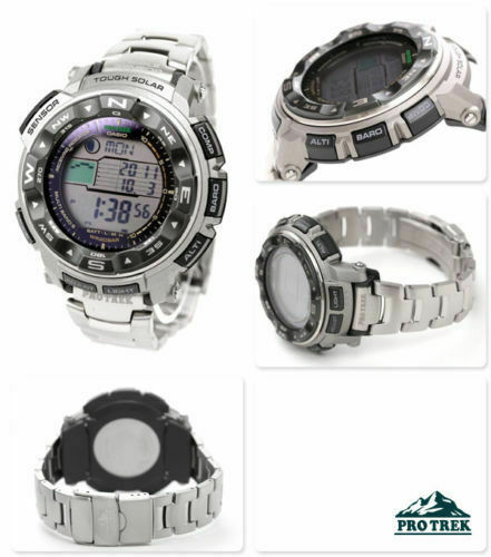 Casio Pro Trek Radio Wave Solar Watch Prw2500t-7 Men From Japan for sale  online | eBay