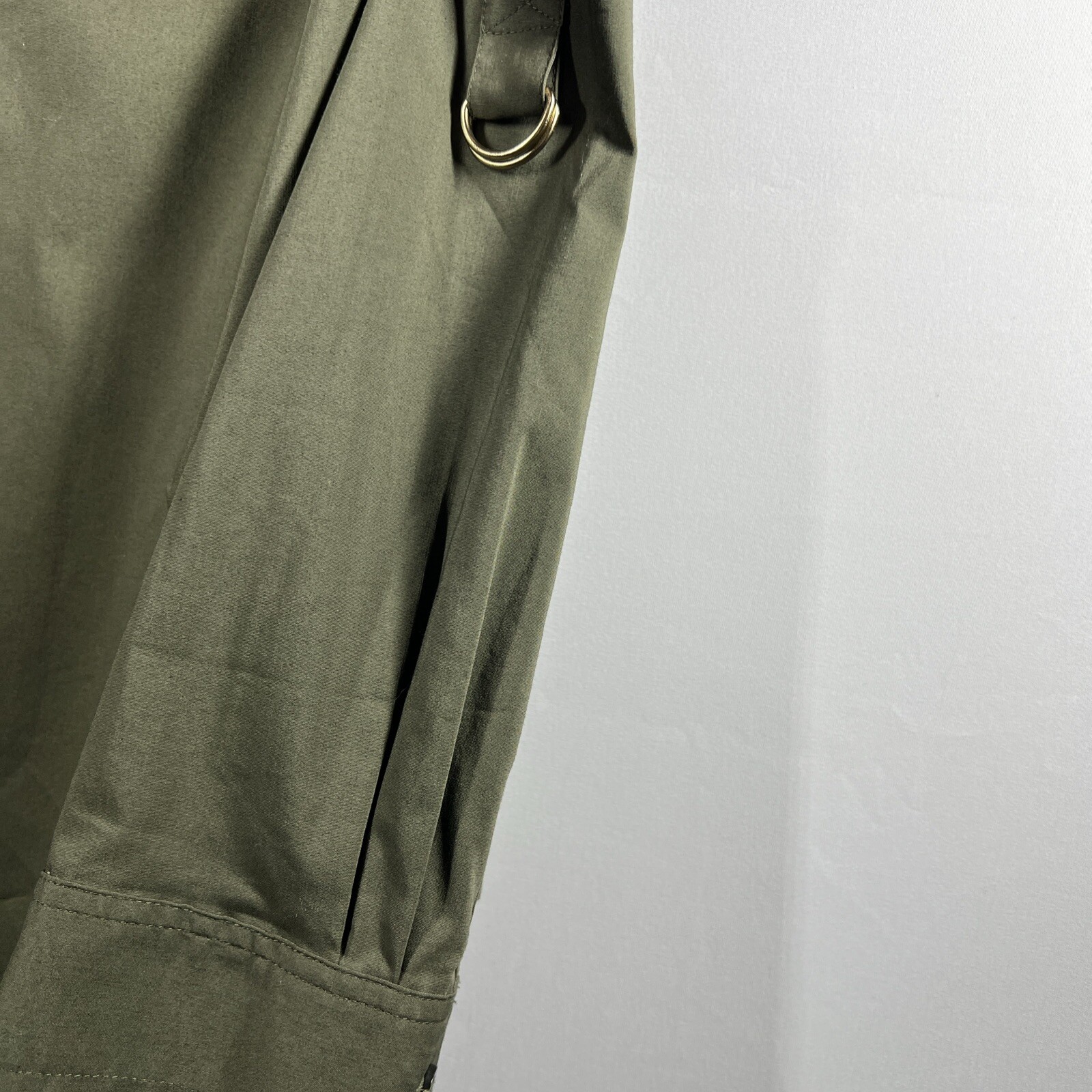 Chico's Women's Blouse Solid Green Button Up Coll… - image 5