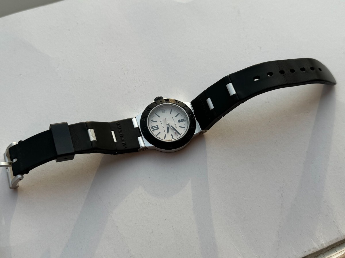 Bvlgari Aluminium Diagono AL 32 TA Quartz Lady Swiss Made | eBay Bvlgari Aluminium Diagono AL 32 TA Quartz Lady Swiss Made | eBay