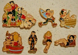 Lions Club Pins - LIL ABNER and FRIENDS Cartoon Characters  (7 pins) 