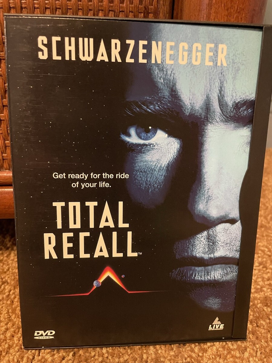 Total Recall Arnold Schwarzenegger Sharon Stone Movie (DVD, 1990