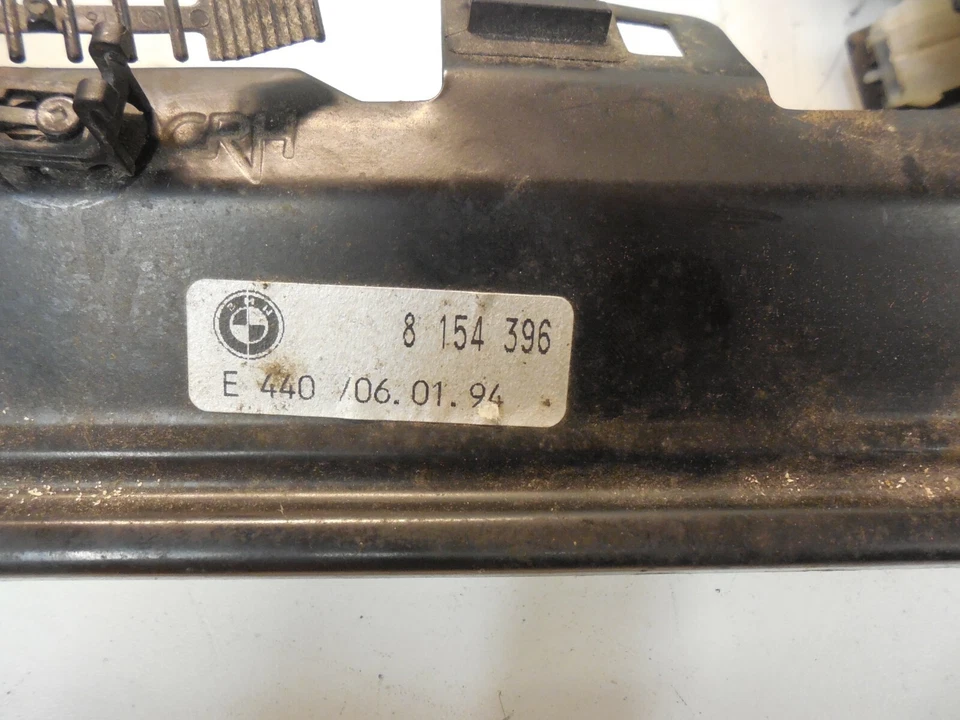 BMW 750il E32 1988-94 riel asiento delantero derecho con actuador asiento pista 8154396 740il Foto 2 de 4