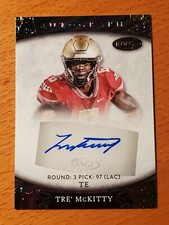 2021 SAGE Aspire Silver #ASP72 Tre' McKitty Georgia Chargers Rookie TE Auto <25