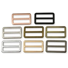 Straps Oval Metal Slider Tri Glide Adjuster Buckles Bag Shoes Belt Clasp 16~50mm