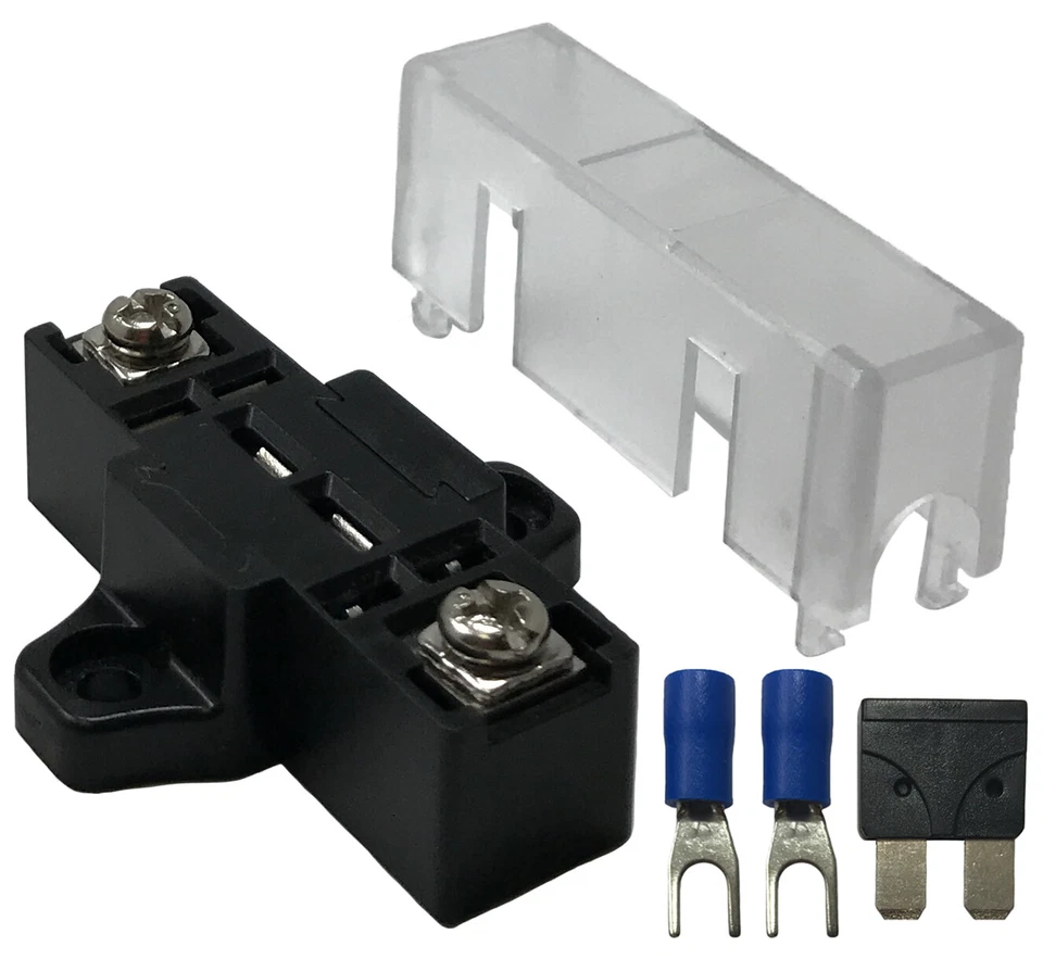 (3) 40 Amp Stack-able In-line Fuse Panel Distribution Block ATO/ATC & ATM/MIN - Image 3 of 4