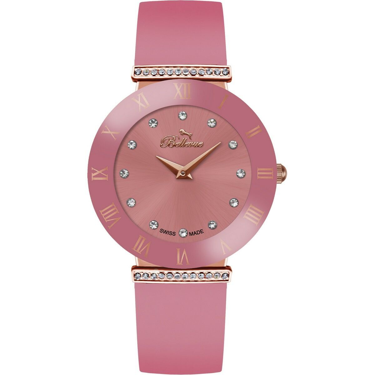 Bellevue watch WATCH BELLEVUE STAINLESS STEEL BLACK GRAY WOMEN I.11  main image 2